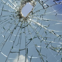 Broken Window Pane